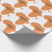 Afrikaans continent cadeaupapier (Hoek)