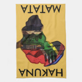 Afrikaans continent past product aan theedoek (Verticaal)