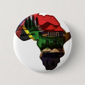 Afrikaans continent ronde button 5,7 cm (Voorkant)