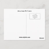 Afrikaans design #12 @ Stylnic Briefkaart (Achterkant)