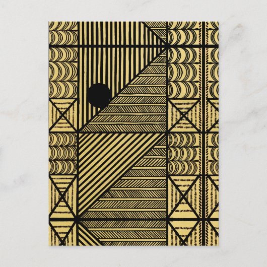 Afrikaans design #12 @ Stylnic Briefkaart (Voorkant)