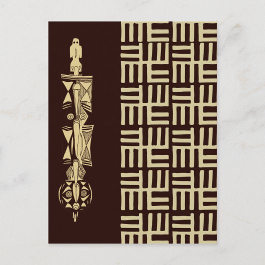 Afrikaans design #1 @ Stylnic Briefkaart (Voorkant)