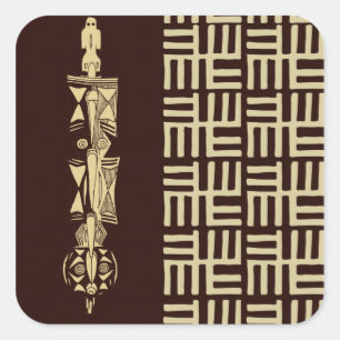Afrikaans design #1 @ Stylnic Vierkante Sticker