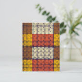 Afrikaans design #4 @ Stylnic Briefkaart (Staand voorkant)