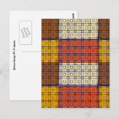 Afrikaans design #4 @ Stylnic Briefkaart (Voorkant / Achterkant)