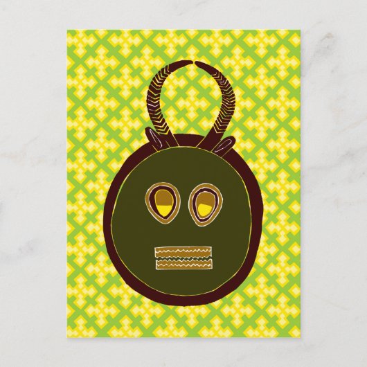 Afrikaans design #5 @ Stylnic Briefkaart (Voorkant)