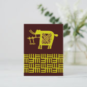 Afrikaans design #7 @ Stylnic Briefkaart (Staand voorkant)