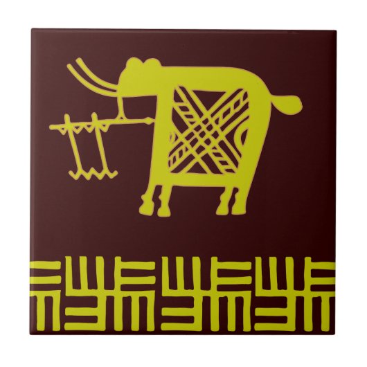 Afrikaans design #7 @ Stylnic Tegeltje (Voorkant)