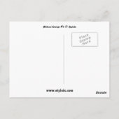 Afrikaans design #8 @ Stylnic Briefkaart (Achterkant)