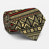 Afrikaans design betekent stropdas (Opgerold)