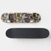 Afrikaans Dierenpatroon Skateboard (Horizontaal)