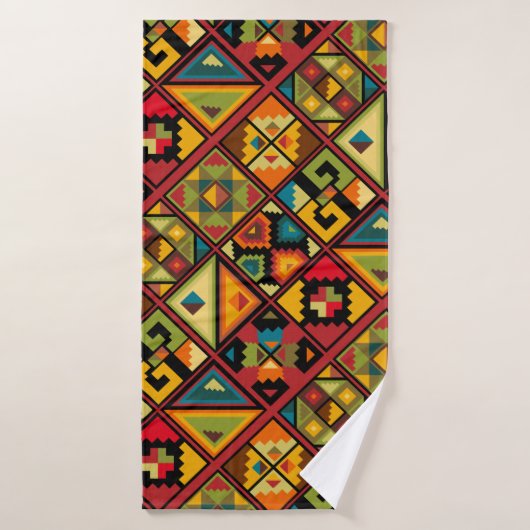 Afrikaans digitaal papier badhanddoek (Badhanddoek)