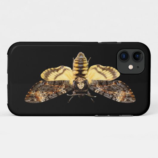 afrikaans doodskop moth butterfly insect Acheronti Case-Mate iPhone Case (Achterkant (horizontaal))