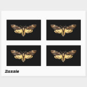 afrikaans doodskop moth butterfly insect Acheronti Rechthoekige Sticker (Vel)