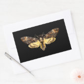 afrikaans doodskop moth butterfly insect Acheronti Rechthoekige Sticker (Envelop)