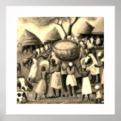 Afrikaans dorp poster (Voorkant)