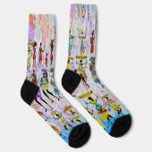 Afrikaans dorp sokken (Rechts)