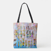 Afrikaans dorp tote bag (Achterkant)