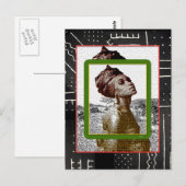 Afrikaans dorp van de liefde briefkaart (Voorkant / Achterkant)