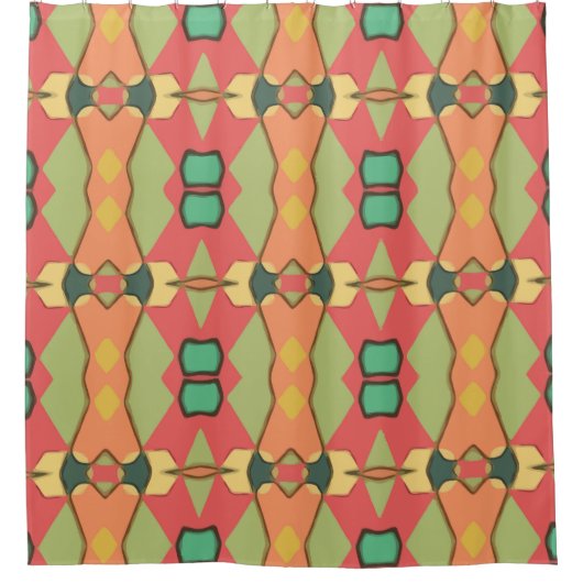 afrikaans douchegordijn (Voorkant)