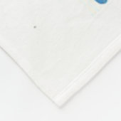 Afrikaans ellefant design | Wilddieren Fleece Deken (Hoek)