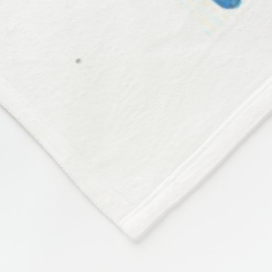 Afrikaans ellefant design | Wilddieren Fleece Deken (Hoek)