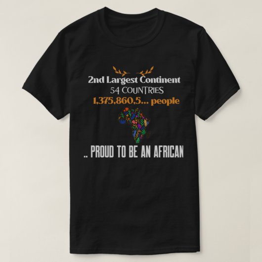 Afrikaans erfgoed 1 t-shirt (Design voorkant)