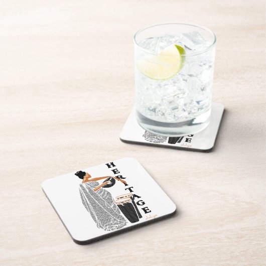 AFRIKAANS erfgoed Bier Onderzetter (Rechterzijde)