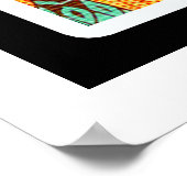 Afrikaans Erfgoed Modern Design • Kwanzaa-viering Poster (Hoek)