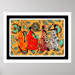 Afrikaans Erfgoed Modern Design • Kwanzaa-viering Poster