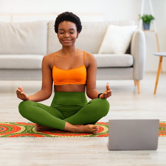 Afrikaans Erfgoed Patroonontwerp Yogamat