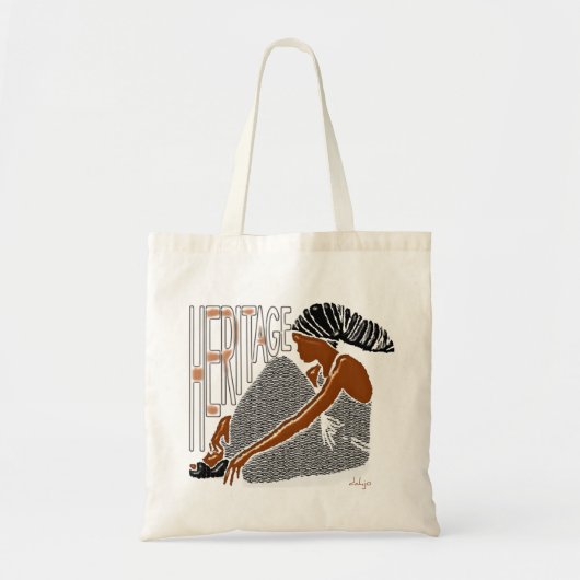 AFRIKAANS erfgoed Tote Bag (Voorkant)