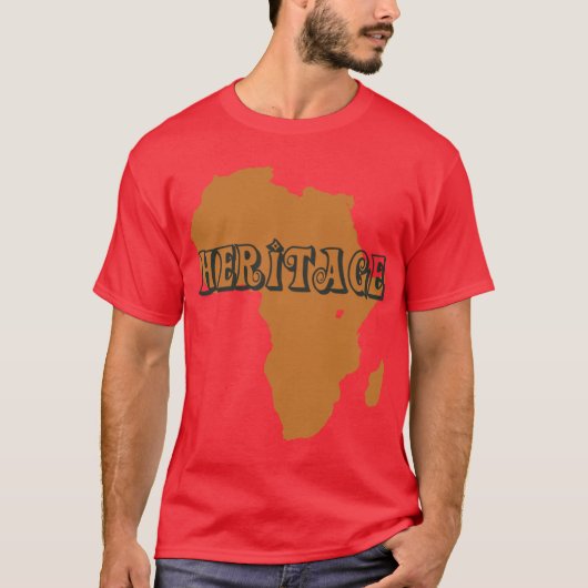 afrikaans erfgoed van designmueller t-shirt (Voorkant)