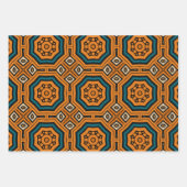 Afrikaans etnisch geïnspireerd patroon nr. 10 inpakpapier vel (Voorkant 2)