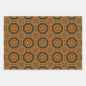 Afrikaans etnisch geïnspireerd patroon nr. 10 inpakpapier vel (Voorkant)