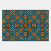 Afrikaans etnisch geïnspireerd patroon nr. 11 inpakpapier vel (Voorkant)