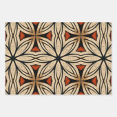 Afrikaans etnisch geïnspireerd patroon nr. 1 inpakpapier vel (Voorkant 3)