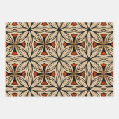 Afrikaans etnisch geïnspireerd patroon nr. 1 inpakpapier vel (Voorkant 2)