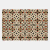 Afrikaans etnisch geïnspireerd patroon nr. 1 inpakpapier vel (Voorkant)