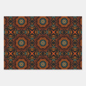 Afrikaans etnisch geïnspireerd patroon nr. 2 inpakpapier vel (Voorkant 2)