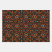 Afrikaans etnisch geïnspireerd patroon nr. 2 inpakpapier vel (Voorkant)