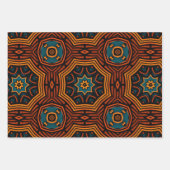 Afrikaans etnisch geïnspireerd patroon nr. 3 inpakpapier vel (Voorkant 3)