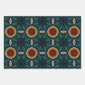 Afrikaans etnisch geïnspireerd patroon nr. 4 inpakpapier vel (Voorkant 2)