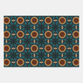 Afrikaans etnisch geïnspireerd patroon nr. 4 inpakpapier vel (Voorkant)