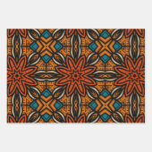 Afrikaans etnisch geïnspireerd patroon nr. 7 inpakpapier vel (Voorkant 3)