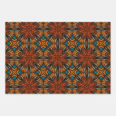 Afrikaans etnisch geïnspireerd patroon nr. 7 inpakpapier vel (Voorkant 2)