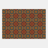 Afrikaans etnisch geïnspireerd patroon nr. 7 inpakpapier vel (Voorkant)