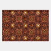 Afrikaans etnisch geïnspireerd patroon nr. 8 inpakpapier vel (Voorkant 2)