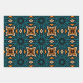 Afrikaans etnisch geïnspireerd patroon nr.9 inpakpapier vel (Voorkant 2)