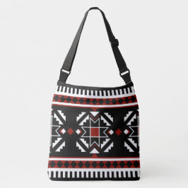 Afrikaans etnisch meetkundig patroon crossbody tas